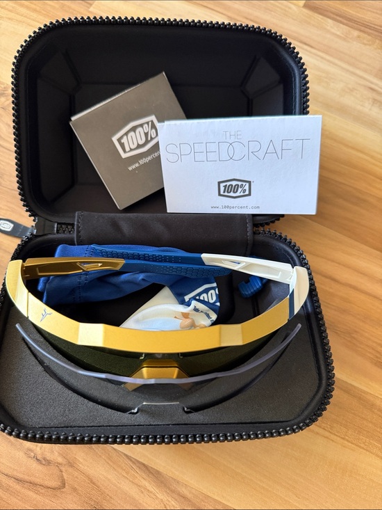 100 percent Other - 100 Percent Speedcraft Fernando Tatis Jr. Sunglasses in Gold and White